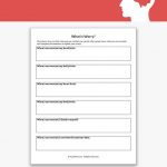 What Is Worry? Worksheet