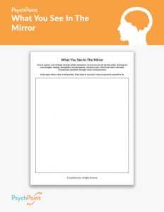 What You See In The Mirror Worksheet