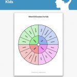 Wheel Of Emotions For Kids Worksheet